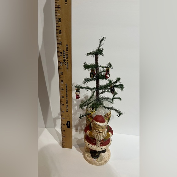 Midwest of Cannon Falls Folk Art Santa W/Bag Christmas Tree Xmas Ornaments - Picture 7 of 11